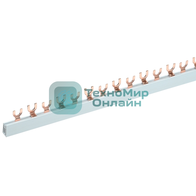 Шина соединительная Rexant типа FORK вилка 2Р 63 А 1 м (10 шт./уп.)