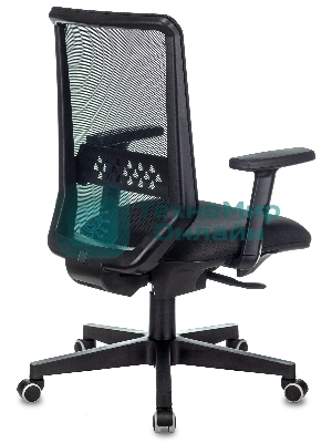 Кресло Бюрократ EXPERT TW-01 черный, сетка, подголовник