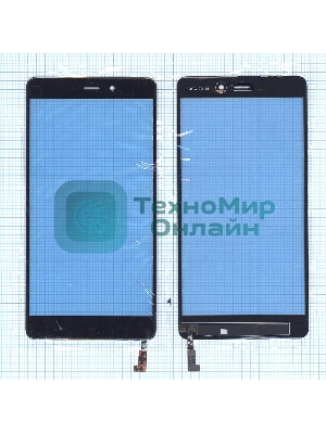 Сенсорное стекло (тачскрин) для Xiaomi Mi Note, черное