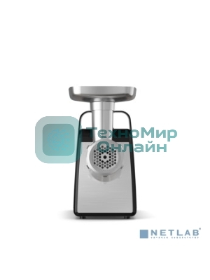 Мясорубка электрическая Moulinex ME558810 черный, 2200 Вт, 3.9 кг/мин, реверс, насадки - 8