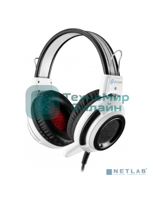 Проводные наушники Oklick HS-G300 белый/черный, полноразмерные, Jack 3.5 мм