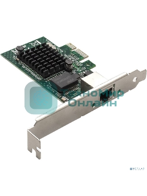 Сетевой адаптер ExeGate EXE-BCM5721 (PCI-E x1, порт 1xRJ45, 10/100/1000Mbps, Gigabit Chipset Broadcom BCM5721)