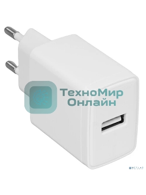 Сетевое зарядное устройство Cablexpert MP3A-PC-56, 5Вт, 1А, 1хUSB, белый, пакет