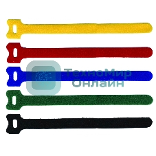 Хомут-липучка Lanmaster LAN-VCM180-GN 180x12мм (упак:20шт) нейлон/полиэтилен внутри помещений зеленый