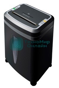 Шредер Office Kit S145 (секр.P-5)/фрагменты/8лист./20лтр./скрепки/скобы/пл.карты/CD