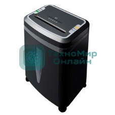 Шредер Office Kit S145 (секр.P-5)/фрагменты/8лист./20лтр./скрепки/скобы/пл.карты/CD