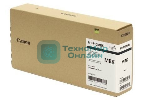 Картридж струйный Canon PFI-710 MBK 2353C001 черный матовый (700мл) для Canon TX-2000/TX-3000/TX-4000