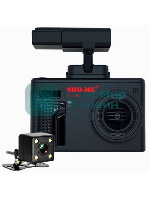 Видеорегистратор с радар-детектором Sho-Me Combo Note WiFi DUO GPS ГЛОНАСС - без камеры заднего вида!