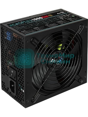 Блок питания Aerocool/Formula KCAS PLUS 1000GM V2 RTL (ACPG-KPK0FEC.12), 1000Вт, 80 PLUS Gold, 140мм, модульный, черный