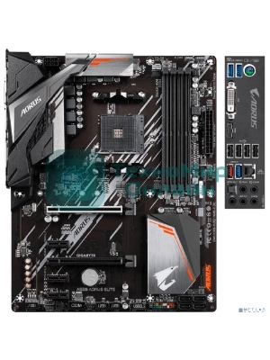 Материнская плата Gigabyte A520 AORUS ELITE, AM4, AMD A520, 4xDDR4, 4xSATA, 1xM.2, 1xPCI-E 3.0 x16, 1xHDMI, 1xDVI-D, 1x 1Gb LAN, 2xUSB 2.0, 4xUSB 3.2 Gen 1, 3x3.5 мм, 7.1, Micro-ATX