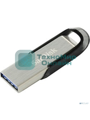 Флешка USB Sandisk CZ73 Cruzer Ultra Flair (SDCZ73-032G-G46), 32Gb, USB 3.0, R/W 150/45, серебристый/черный