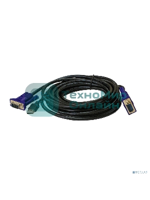 Кабель KVM ORIGO OKVMCU3/A1A с разъемами VGA и USB, 3 м