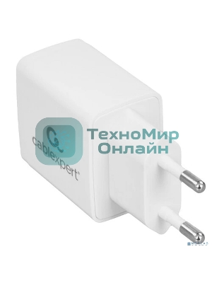 Сетевое зарядное устройство Cablexpert MP3A-PC-56, 5Вт, 1А, 1хUSB, белый, пакет