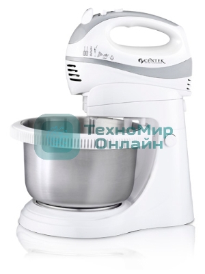 Миксер Centek CT-1107 белый/стальной