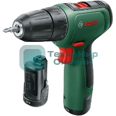 Дрель-шуруповерт Bosch EasyDrill 1200, 12 В, 1.5 Ач, 30 Нм, щеточный