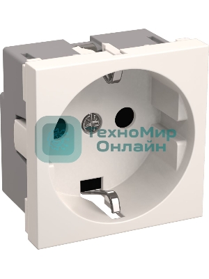 Розетка IEK (CKK-40D-RSZB2-K01-K) РКС-20-30-П-К Розетка с з/к 2к (на 2 модуля) ПРАЙМЕР белая