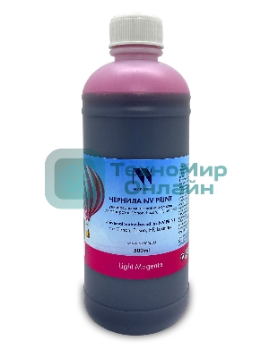 Чернила NVPrint универсальные на водной основе NV-INK500ULM для аппаратов Сanon/Epson/НР/Lexmark (500 ml) Light Magenta