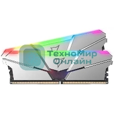 Оперативная память NETAC Shadow, DDR5, 32GB (2x16 GB), 5600 MHz, CL40, DIMM, ECC, радиатор, RGB, серебристый