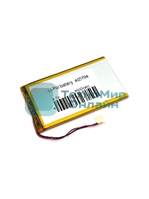 Аккумулятор Li-Pol (батарея) 4*57*94мм 2pin 3.7V/3000mAh