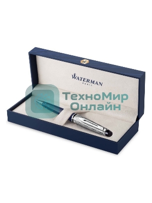 Ручка шариковая Waterman Expert L`Essence du Bleu (CW2166466) LaqBlue CT M син. черн. подар.кор.