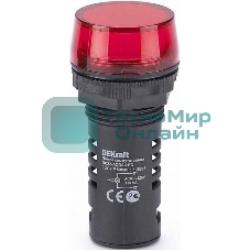 Лампа коммутационный ADDS 22мм LED 220В AC/DC ЛK-22 красн. SchE 25119DEK