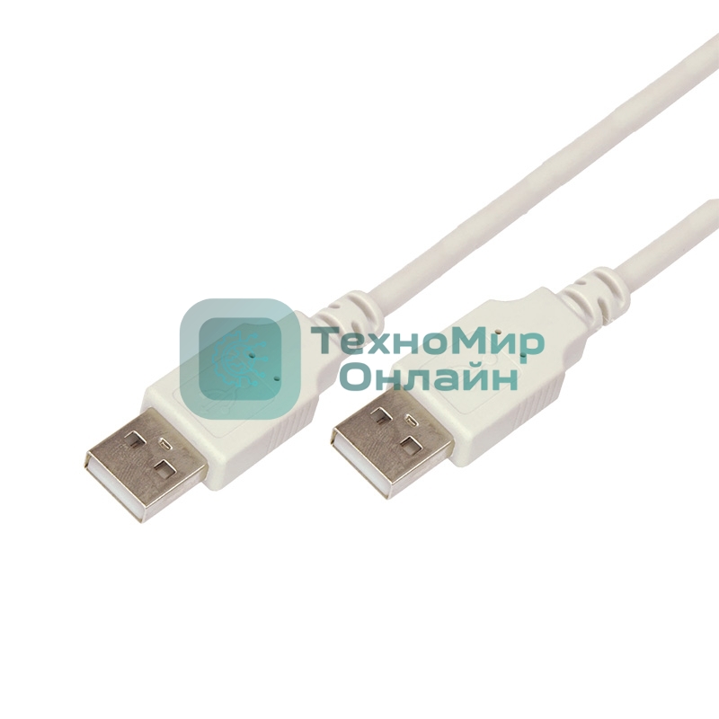Кабель Rexant USB A - USB A 3 метра, серый