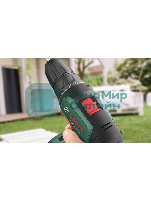 Дрель-шуруповерт Bosch EasyDrill 1200, 12 В, 1.5 Ач, 30 Нм, щеточный