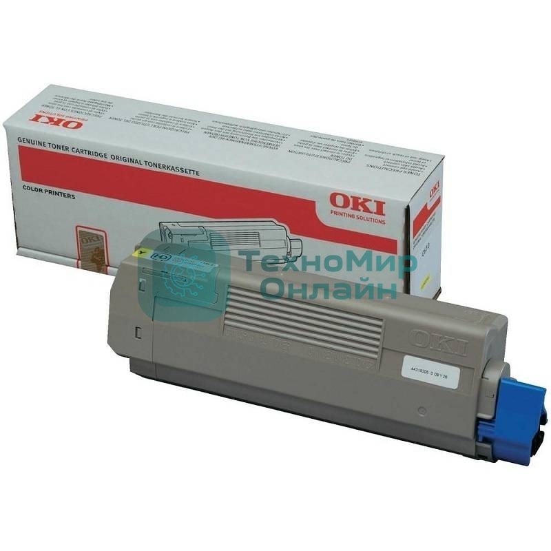 Картридж лазерный Oki C610 6K (yellow)