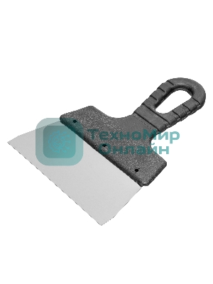 Шпатель фасадный Сибртех из нержавеющей стали, 150 мм, пластмассовая рукоятка