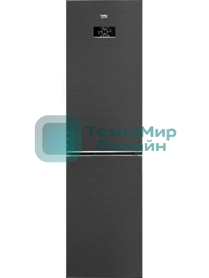 Холодильник Beko B3R0CNK332HXBR черный сапфир двухкамерный 200/100л морозилка снизу, No Frost