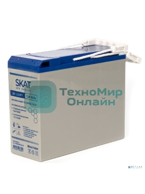 Аккумулятор свинцово-кислотный SKAT SB 1250FT АКБ фронт-терминальная, тип AGM 12В 50Ач (8977)