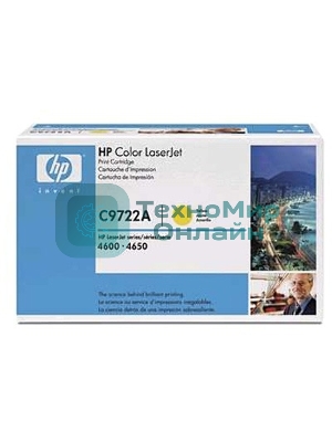 Картридж лазерный HP C9722A желтый для Color LJ 4600 Series 8000 стр.