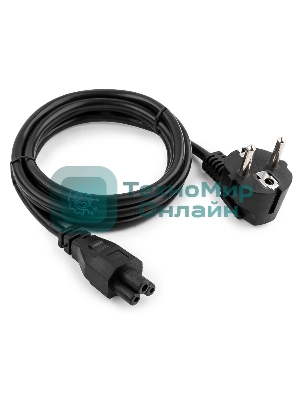 Кабель питания для ноутбуков Gembird/Cablexpert, 3м, Schuko- C5, 10А (PC-186-ML12-3M)