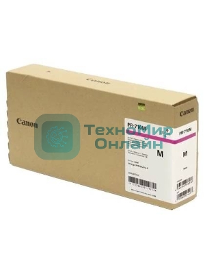 Картридж струйный Canon PFI-710 M 2356C001 пурпурный (700 мл) для Canon TX-2000/TX-3000/TX-4000