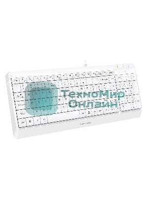 Комплект клавиатура+мышь A4Tech FStyler F1512 проводной, USB, 1200 DPI, белый