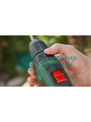 Дрель-шуруповерт Bosch EasyDrill 1200, 12 В, 1.5 Ач, 30 Нм, щеточный