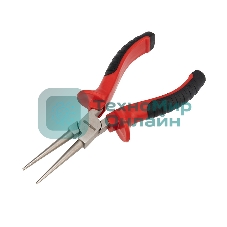 Круглогубцы Rexant 160 мм никелированные, двухкомпонентные рукоятки