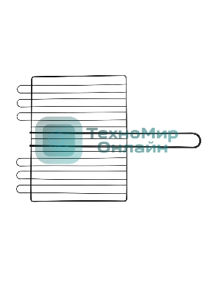 Решетка гриль Camping Palisad 260х320х65мм объемная антиприг.