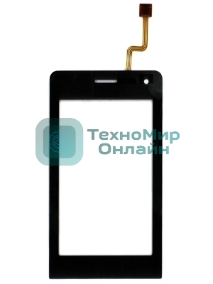 Сенсорное стекло (тачскрин) для LG VIEWTY KU990, черное