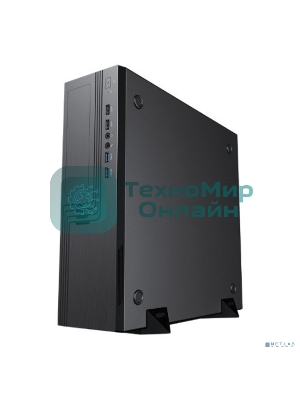 Компьютерный корпус EL555BK PM-300TFX 80+Bronze U3.0*2+U2*2+2*combo Audio; fan 9см; intrusion switch POWERMAN Slim Case 6143524