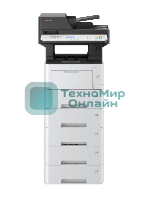 МФУ лазерное Kyocera Ecosys MA4500x (110C133NL0/110C133DZ0), A4, ч/б, печ. до 45 стр/мин., скан. до 60 стр/мин. (ч/б) 40 стр/мин (цвет.), 1200 x 1200 dpi (печать) 600 x 600 DPI (скан.), USB, RJ-45