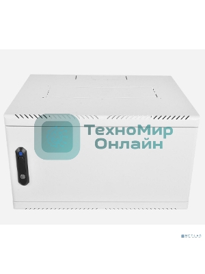 Шкаф коммутационный ЦМО (ШРН-6.350.1) настенный 6U 600x350 мм пер. дв. металл 200 кг серый 300 мм 180 град.
