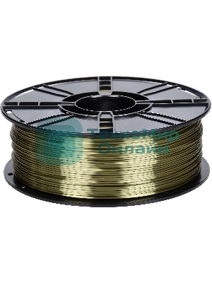 Пластик для принтера 3D Cactus CS-3D-PLA-1KG-S-BRON PLA SILK d1.76мм 1кг L326м 1цв.