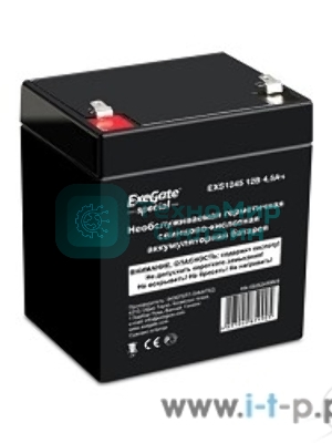 Батарея для ИБП ExeGate ES252439RUS DT 12045/EXS1245 (12V 4.5Ah) клеммы F1