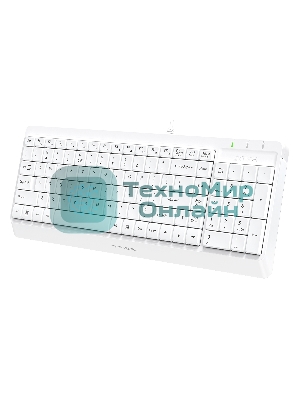 Комплект клавиатура+мышь A4Tech FStyler F1512 проводной, USB, 1200 DPI, белый