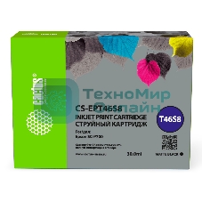 Картридж струйный Cactus CS-EPT46S8 (T46S8) черный пигментный (30 мл) для Epson SureColor SC-P700