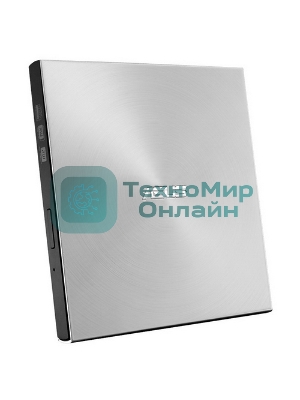 Оптический привод внешний DVD-RW Asus SDRW-08U7M-U серебристый USB ultra slim внешний RTL