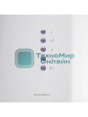 Вытяжка островная Maunfeld Lee Isla 39 белый, 38 см, 1000 куб. м/ч, 52 дБ