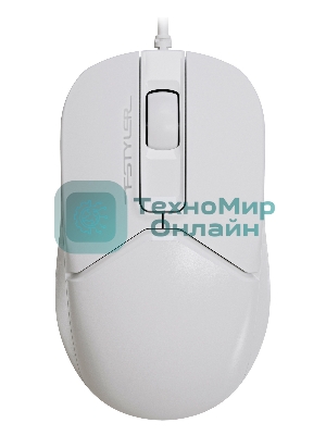 Комплект клавиатура+мышь A4Tech FStyler F1512 проводной, USB, 1200 DPI, белый