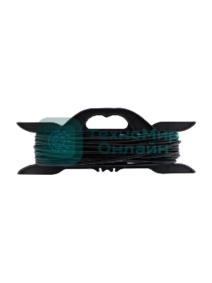 Удлинитель-шнур на рамке PROconnect ПВС 2х0.75, 20 м, б/з, 6 А, 1300 Вт, IP20, черный